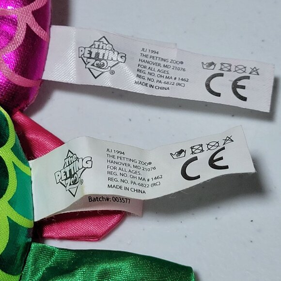 The Petting Zoo Mermaids 9 inch Plush Dolls Stuffed Animal Lot of 2 Toys - Picture 3 of 6